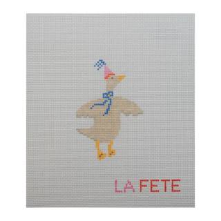 La Fete Needlepoint Party Animals Goose Needlepoint Canvas by La Fete Needlepoint (thumbnail)