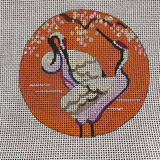 Jewelry Series JW417 Herons on Orange by Colors of Praise Art Studio (thumbnail)