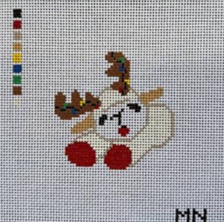 Christmas Lamb Dog Toy by Magnolia Needlepoint (thumbnail)