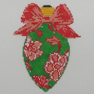 Bow Bulb Chinoiserie 2 by Blue Waters Needlepoint (thumbnail)