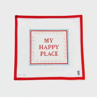 My Happy Place Sign by Goodpoint Needlepoint (thumbnail)