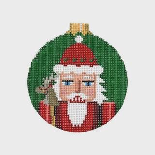 Santa Nutcracker by Susan Roberts Needlepoint (thumbnail)