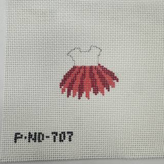 Coral and Deep Red Skirt by Pippin Studio (thumbnail)