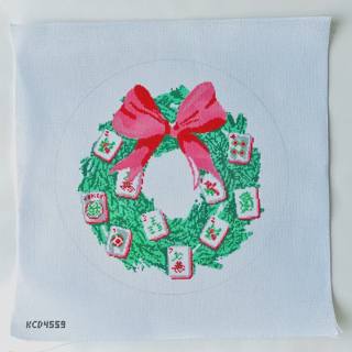 Merry Mahj Wreath by KCN Designers (thumbnail)