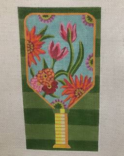 Floral Pickelball Paddle by Alice Peterson (thumbnail)