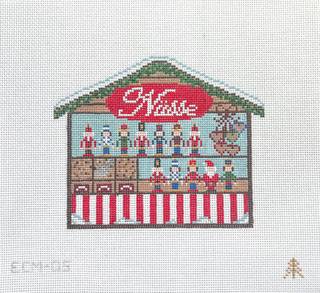 European Christmas Market Nutcracker Stall by Evergreen Needlepoint (thumbnail)