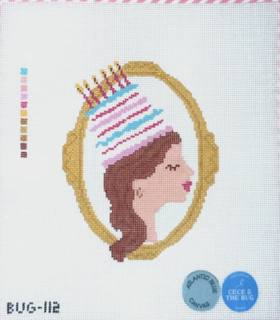 Birthday Queen Portrait by Atlantic Blue Canvas (thumbnail)