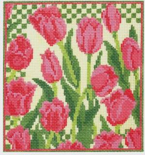 Whimsy and Grace Wg11593 13 mesh Pink Tulips EGC by Whimsy and Grace (thumbnail)