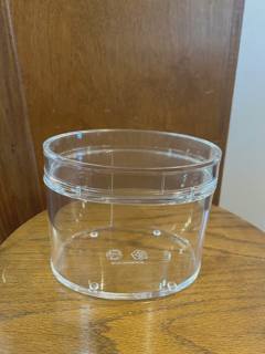 Acrylic Oval Box 5 inches tall by Atlantic Blue Canvas (thumbnail)