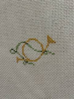 Victorian Christmas- Horn by The Plum Stitchery (thumbnail)