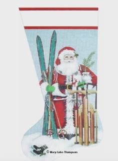 Snow Santa by Mary Lake Thompson (via Melissa Shirley) (thumbnail)