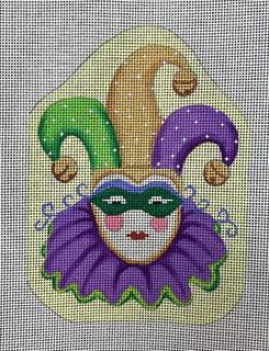 mardi gras jester by Kate Dickerson Needlepoint Collections (thumbnail)