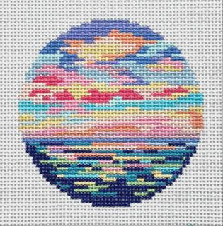 Ocean Sunset Round by Salt + Sand Designs (thumbnail)
