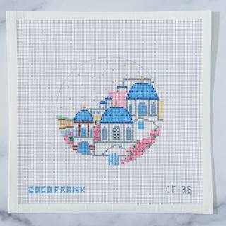 Santorini Round by Coco Frank Studio (thumbnail)