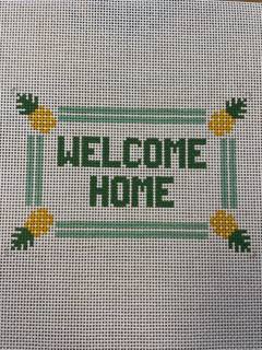 GP59a Welcome Home - Green by Goodpoint Needlepoint (thumbnail)