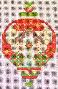 Red Angel Ornament by Danji Designs (thumbnail)