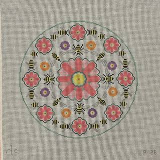 Bees & Flowers by Doolittle Stitchery (thumbnail)