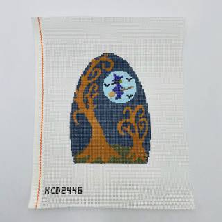 Flying Witch and Tree Canvas by KCN Designers (thumbnail)