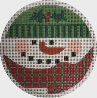 snowman holly ornament by Danji Designs (thumbnail)