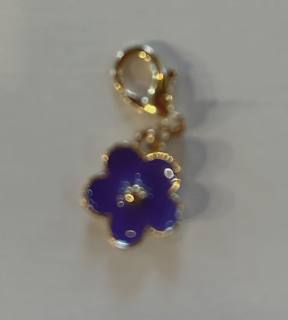 Bougie Charm-Purple Flower by August Design Works (thumbnail)