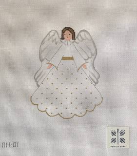 Angel of Praise, with stitch guide by Patricia Sone (thumbnail)