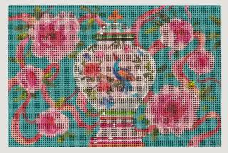 IN900 Chinoiserie Urn by Colors of Praise Art Studio (thumbnail)