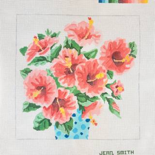 Vase of Hibiscus by Jean Smith Designs (thumbnail)