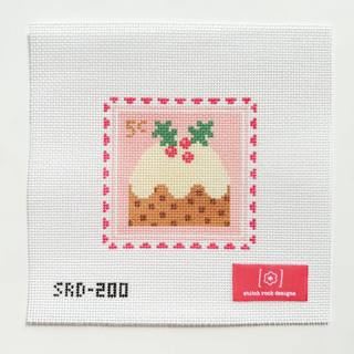 Figgy Pudding Stamp Canvas by Stitch Rock Designs (thumbnail)