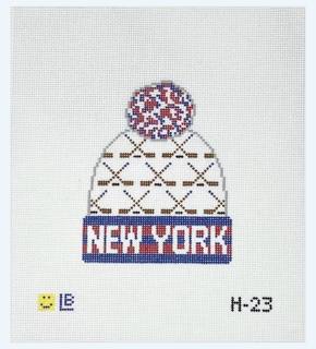 New York Islanders Beanie by Lauren Bloch Designs (thumbnail)