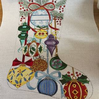 Alice Peterson Christmas Ornament Stocking ap1089 by Alice Peterson (thumbnail)