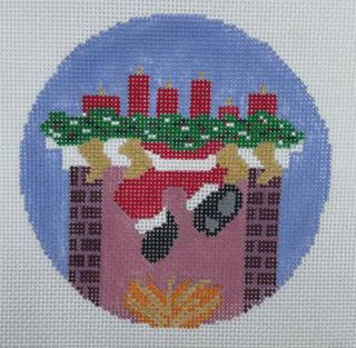 Down the Chimney Ornamet by DC Designs (via VNG Canvas) (thumbnail)