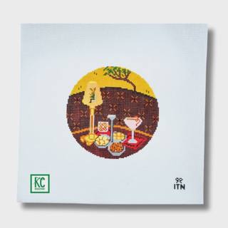 Meet Me at Bemelmans Canvas by Ivy Thread Needlepoint (thumbnail)