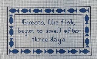 Stitching with Stacy Guests, Like Fish.... by Kate Dickerson Needlepoint Collections (thumbnail)