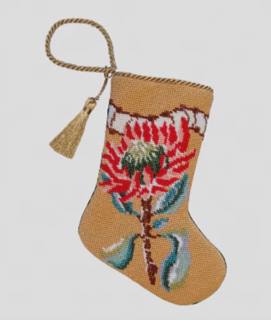 Limited Edition: Mallory Mathison: Golden King Protea - Bauble Stocking by Bauble Stockings (thumbnail)