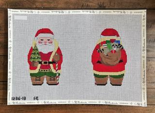 Woodsman Santa - Two-sided by Liz Goodrick-Dillon (Tapestry Tent, via Susan Roberts) (thumbnail)