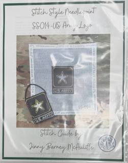 US army logo with stitch guide by Stitch Style Needlepoint (thumbnail)