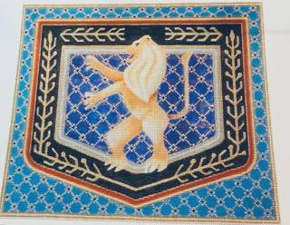 Lion Tallit by Gone Stitching (thumbnail)