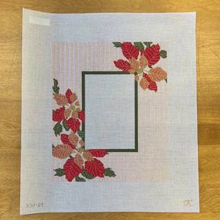 Poinsettia Frame by The Gingham Stitchery (thumbnail)