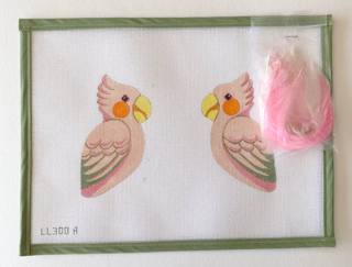 3D Clip on bird, Pink Coctatoo by Labors of Love (thumbnail)
