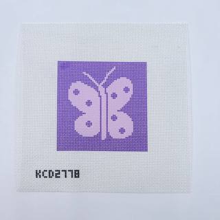 Butterfly Printed Square Canvas by KCN Designers (thumbnail)