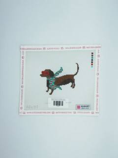 Bougie Dachshund - Needlepoint Canvas by August Design Works (thumbnail)