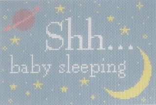 Baby Sleeping - Winnie the Pooh Pink by Needlepaint (thumbnail)