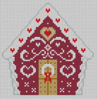 Red Velvet Lace House by Liz Goodrick-Dillon (Tapestry Tent, via Susan Roberts) (thumbnail)