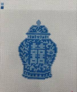Ginger jar by CBK Needlepoint (thumbnail)