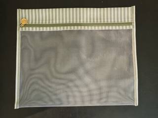 Sage Stripe Project Bag by Officially Needlepoint (thumbnail)