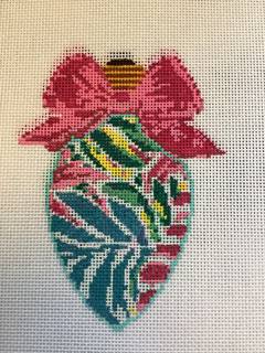 Bow Bulb Leaf by Blue Waters Needlepoint (thumbnail)