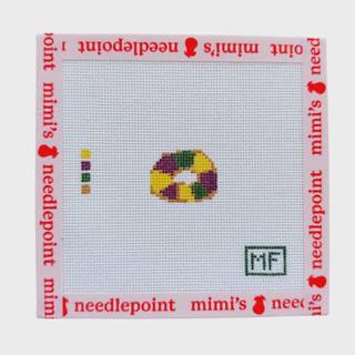 King Cake Mini by M F Needlepoint (thumbnail)