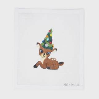 Sitting Reindeer with Tree by Raymond Crawford (thumbnail)