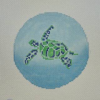 Sea Turtle Round by Blue Ridge Stitchery (thumbnail)