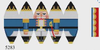 Susan Robert's 5283 Full Nutcracker, Hot Air Balloon - 18 mesh by Liz Goodrick-Dillon (Tapestry Tent, via Susan Roberts) (thumbnail)